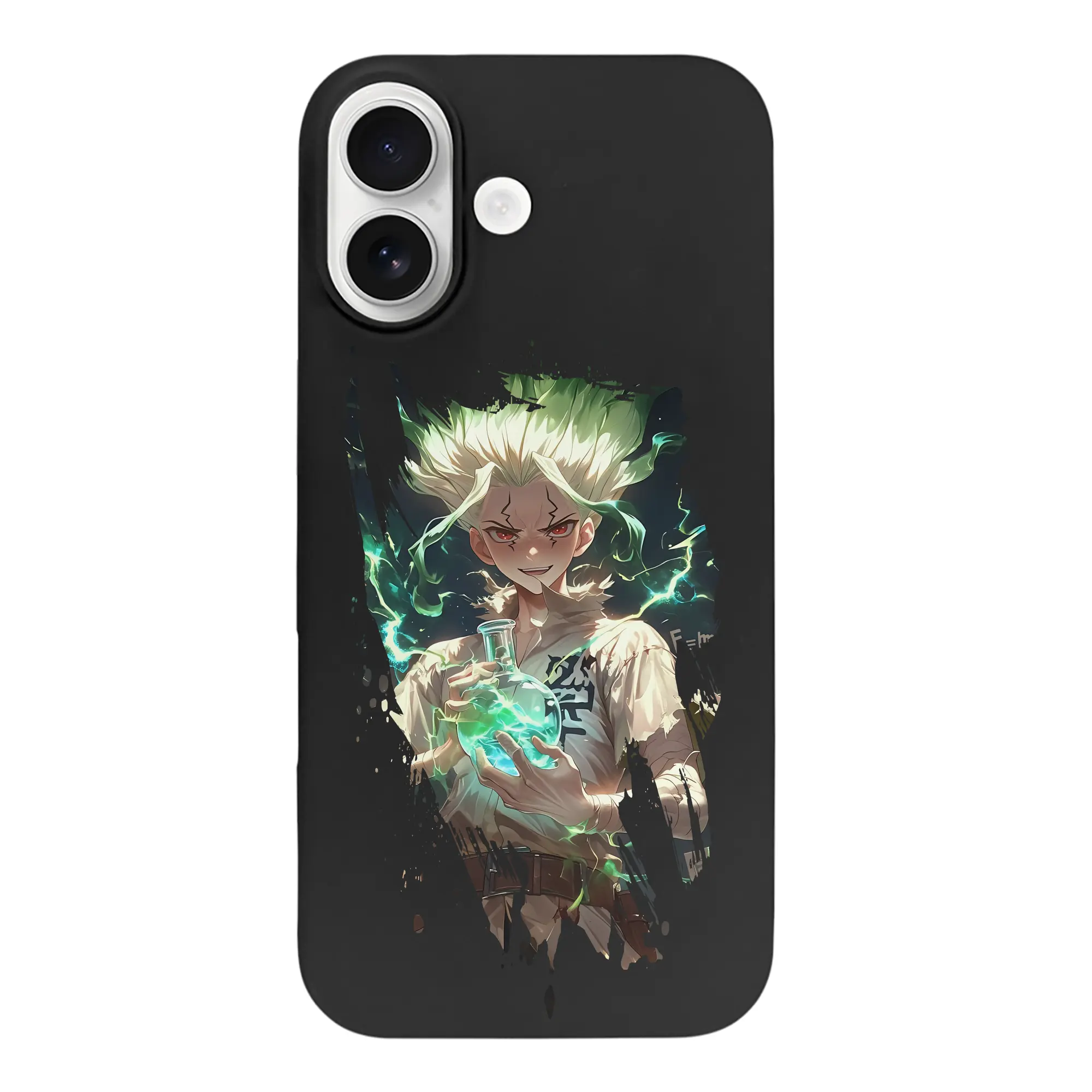 ドクターストーン グッズ,石神千空 - iPhone 17 シリーズ シリコンケース 薄型 耐衝撃 指紋防止 ソフトタッチカバー 精密フィット 傷防止 保護ケース iPhone 17/17 Air/17 Pro/17 Pro Max 対応